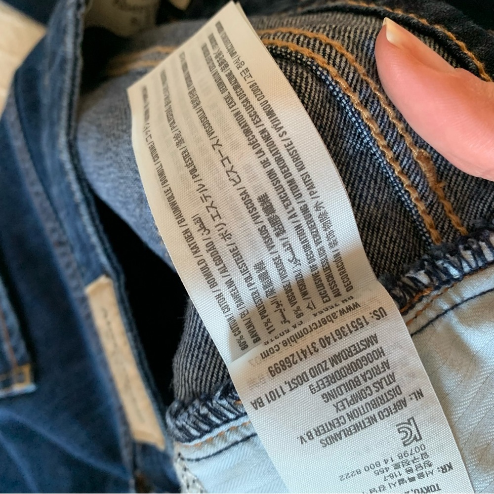 Y2K A&F Riptide Distressed Low Rise Skinny Jeans - Picture 10 of 10